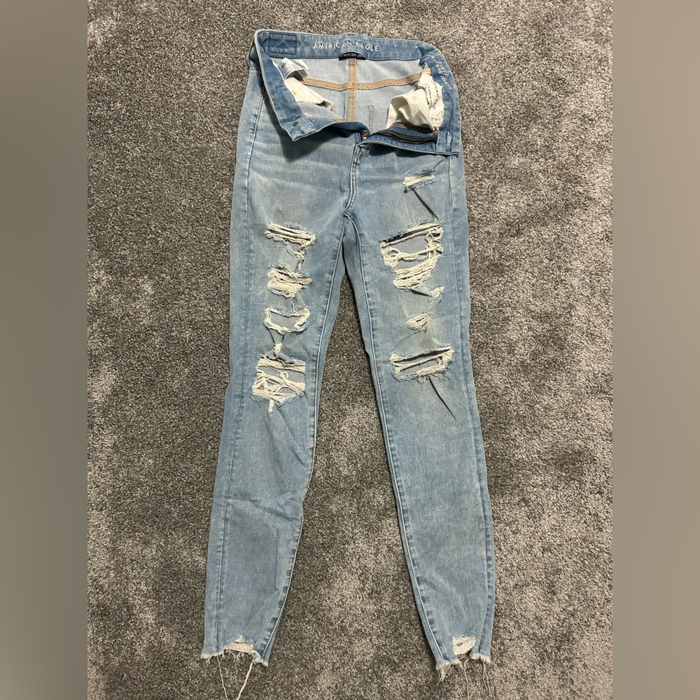 American Eagle curvy high rise jeggings
